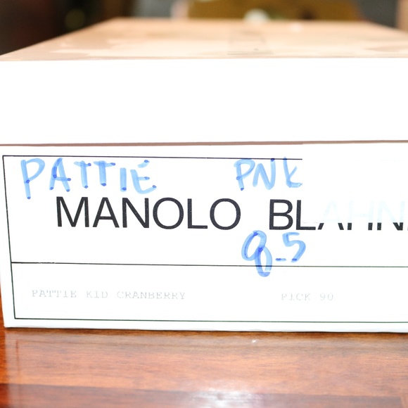 EUC Manolo Blahnik Pattie Pink 38.5 (8.5) Pump - Picture 3 of 4